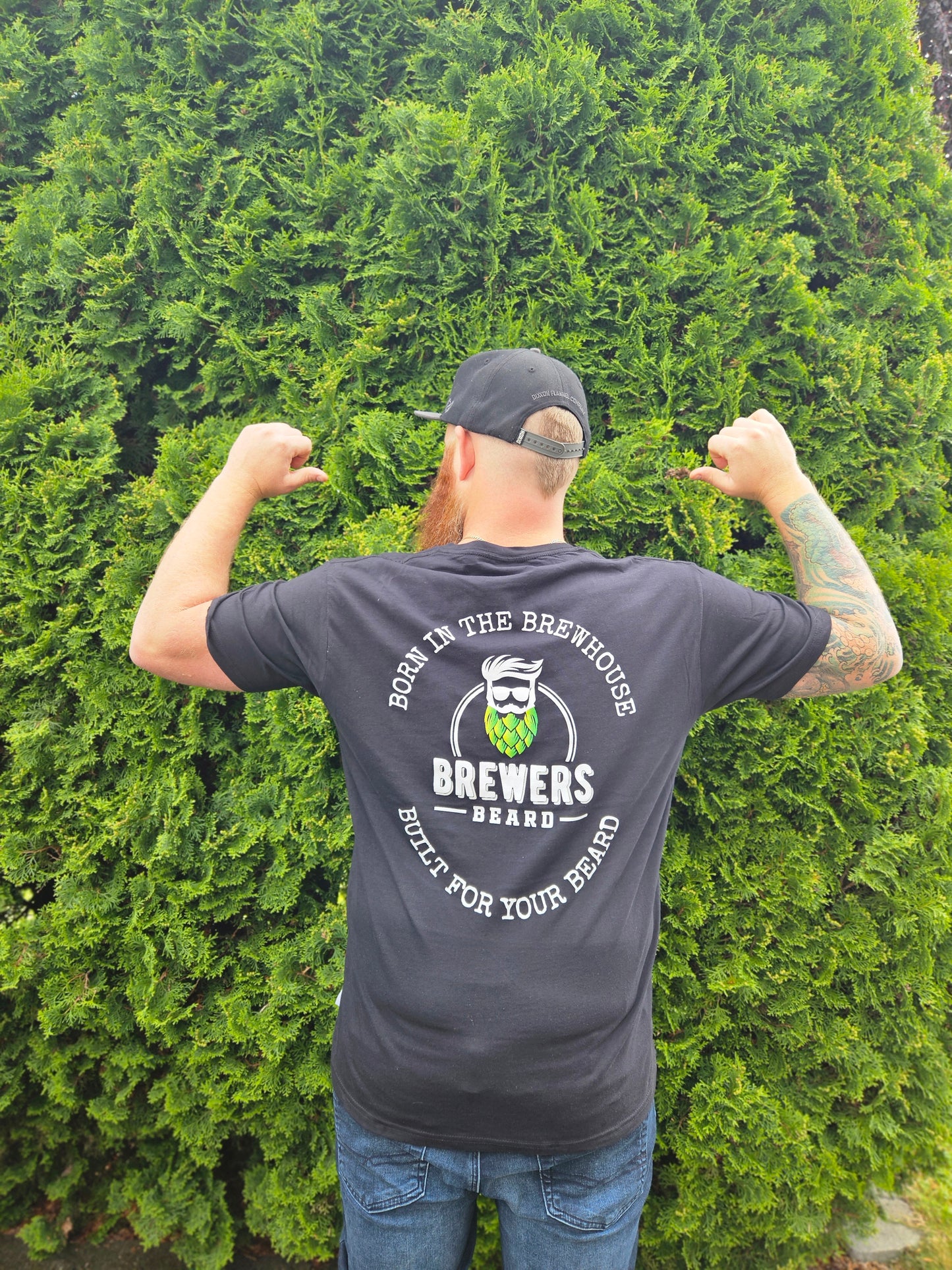 T-shirt| BORN IN THE BREWHOUSE.|Black