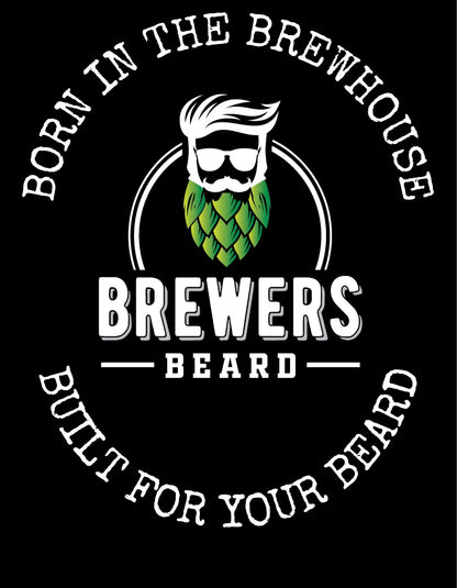 T-shirt| BORN IN THE BREWHOUSE.|Black