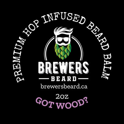 Got Wood? | Premium Hop Infused Beard Balm |Cedar,Fir and Spruce Scent | Brewer’s Beard