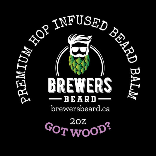Got Wood? | Premium Hop Infused Beard Balm |Cedar,Fir and Spruce Scent | Brewer’s Beard