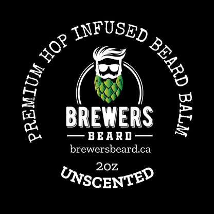 Unscented | Premium Hop Infused Beard Balm | Brewer’s Beard