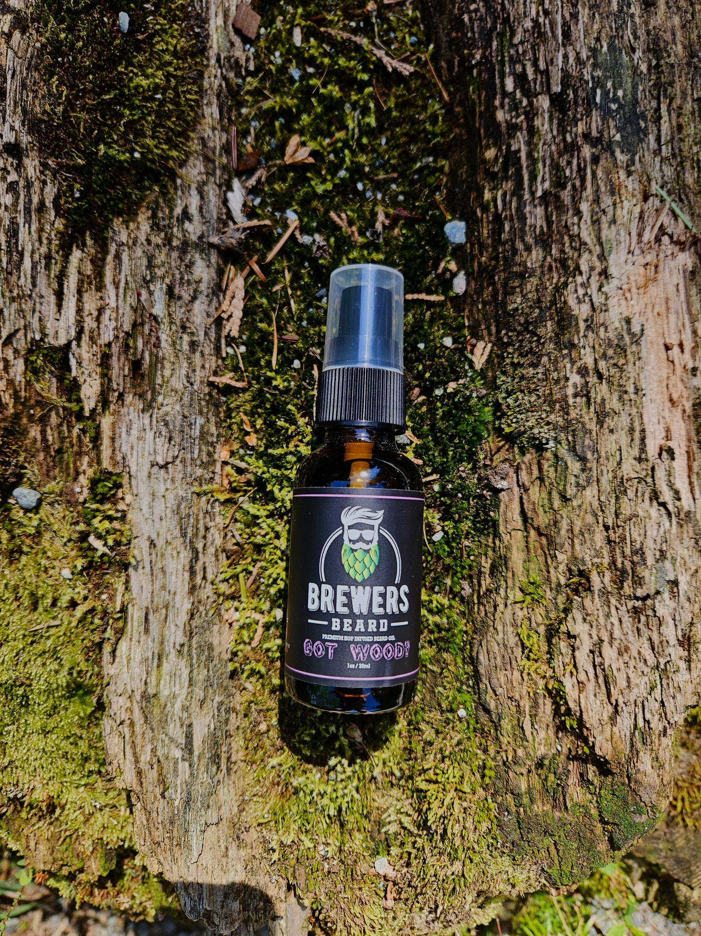 Got Wood? | Premium Hop Infused Beard Oil |Cedar,Fir and Spruce Scent | Brewer’s Beard