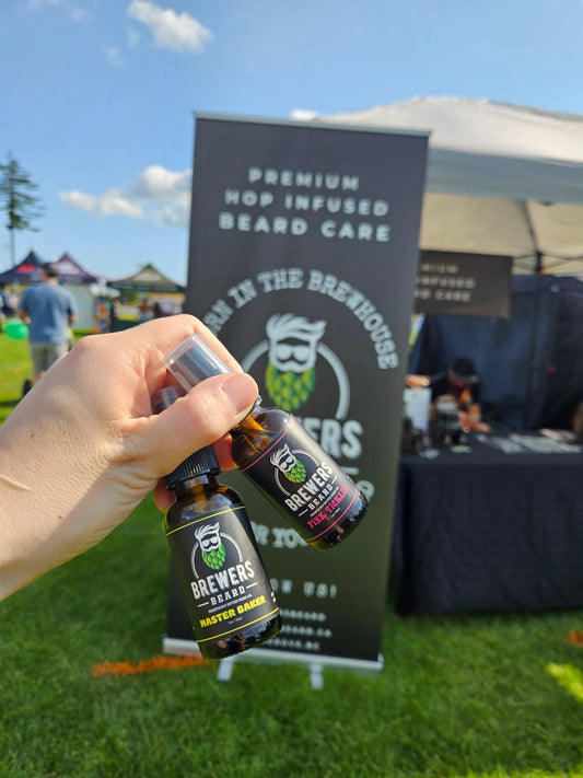 Master Baker | Premium Hop Infused Beard Oil | Warm Cinnamon Roll and Coffee Scent | Brewer’s Beard